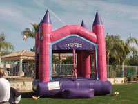 We offer several styles of bounce houses