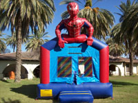 Your kids can bounce and jump like their favorite superhero in this  bouncy 